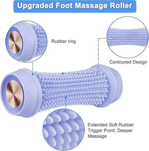 Foot Massager Roller – Deep Tissue Relief with Soft Rubber - Image 3