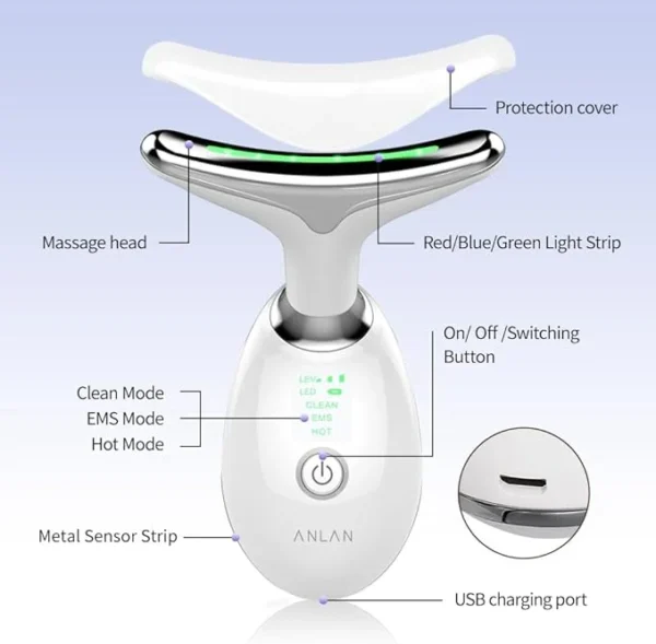 Face Massager – EMS Anti-Wrinkle Device for Skin Tightening - Image 2