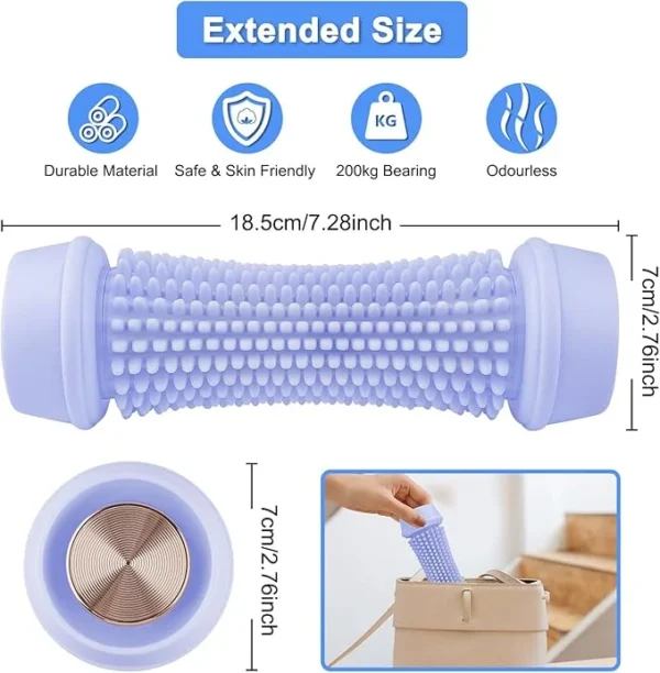 Foot Massager Roller – Deep Tissue Relief with Soft Rubber - Image 2