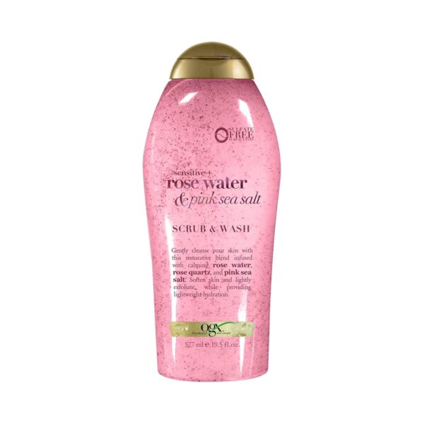 GX Sensitive Rose Water & Pink Sea Salt Body Scrub