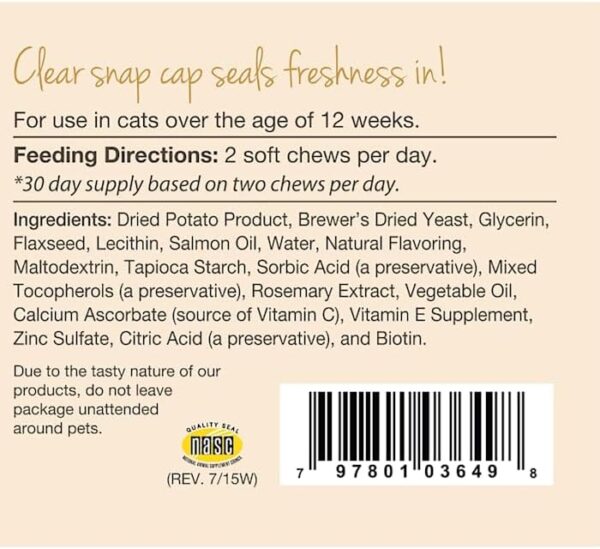 NaturVet Skin & Coat for Cats - Image 3